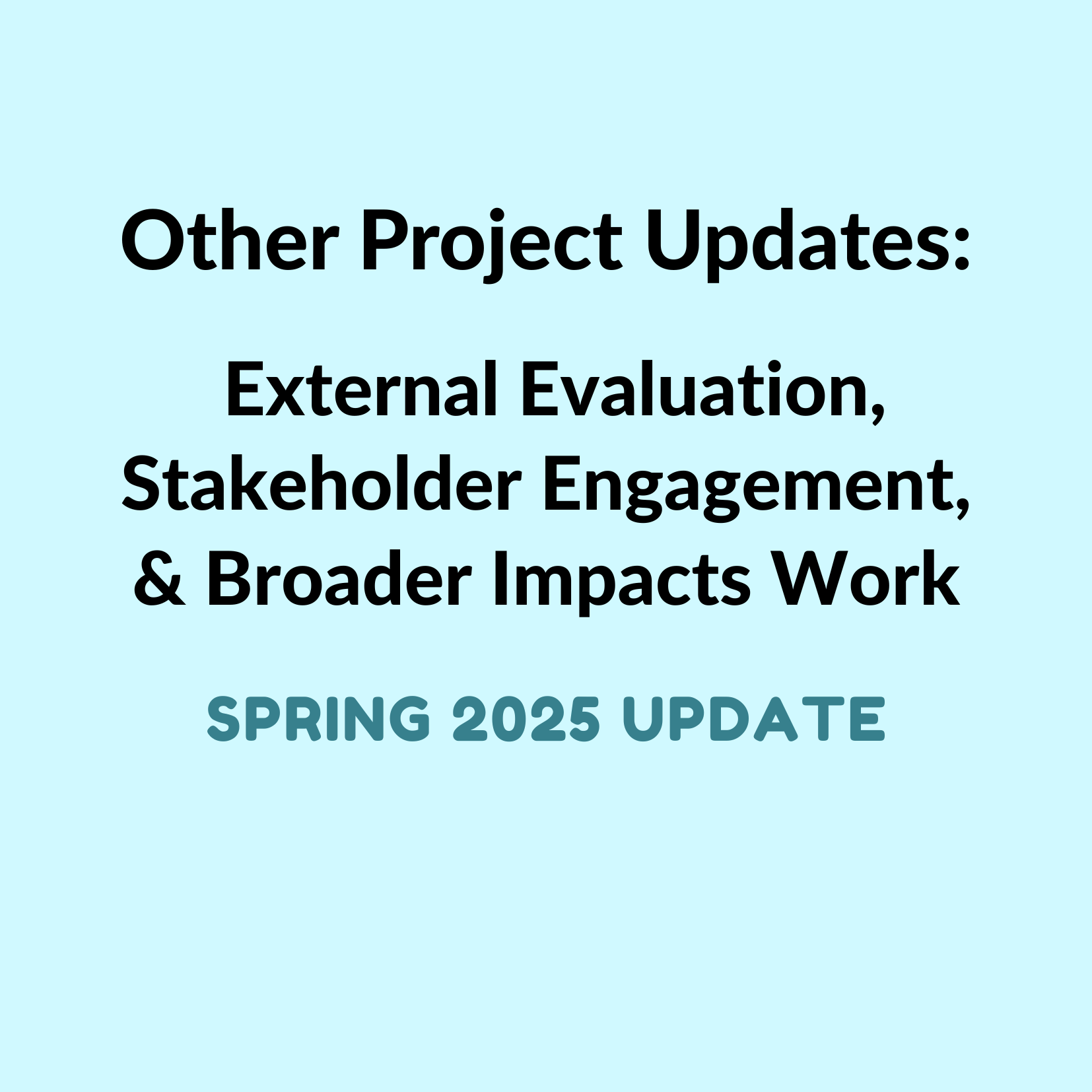 Other Project Updates