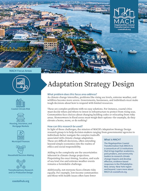 Adaptation Strategy Design