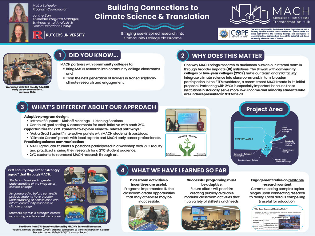 Poster. Buildng Connections to Climate Science & Translation. 